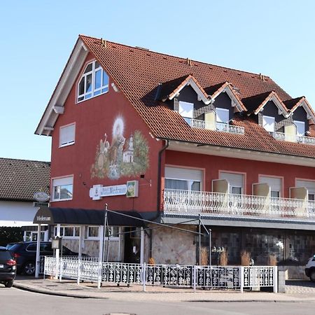 גינסהיים-גוסטבסבורג Hotel Weinhaus Wiedemann מראה חיצוני תמונה
